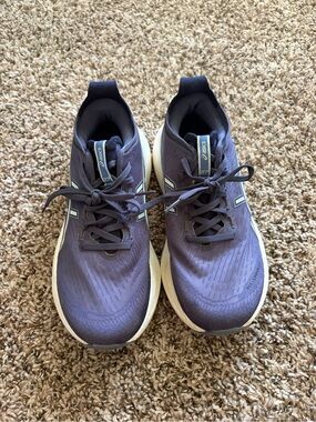 Asics Women's Athletic Running Shoes in Purple with White Soles